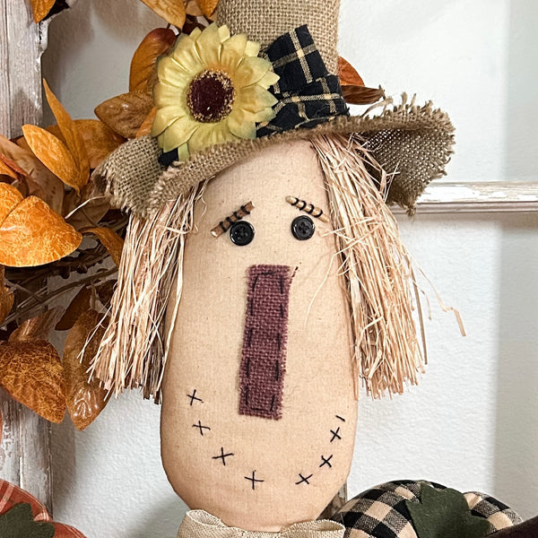 Jackson the Scarecrow on Wood Spindle