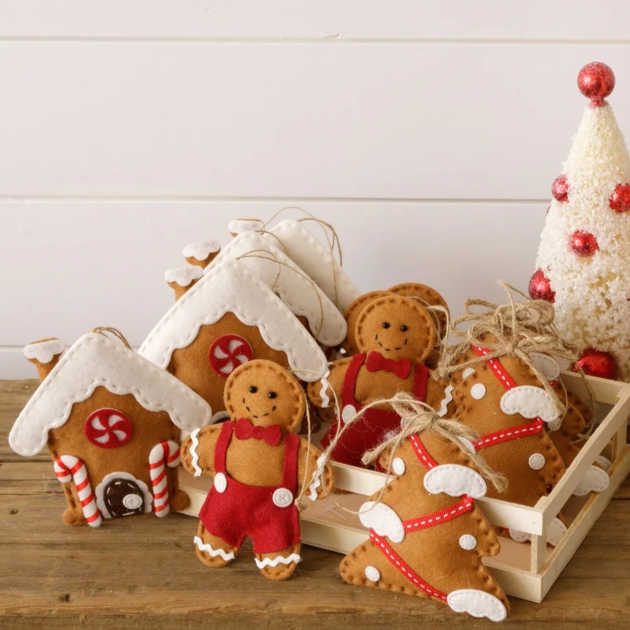 Gingerbread Ornament Set