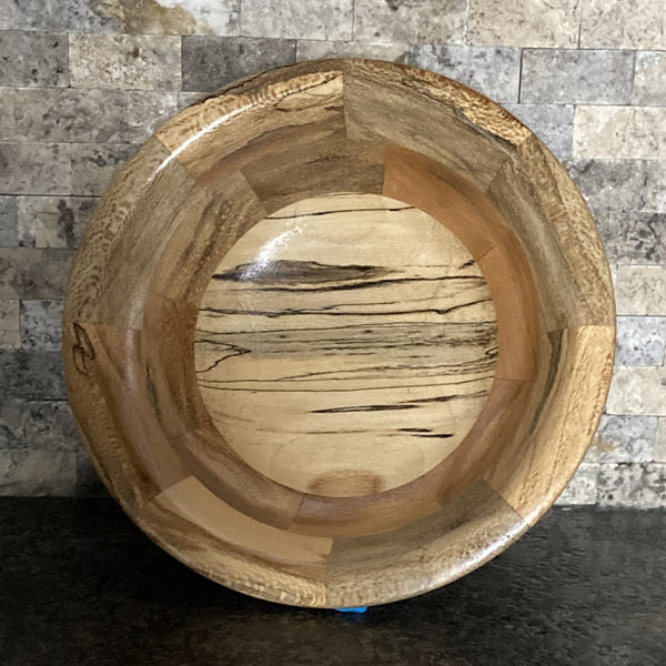 8 3/4" Sycamore Handcrafted Wood Bowl