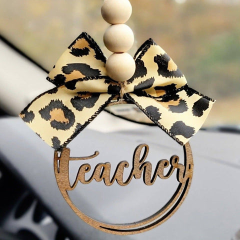 Car Charm Ornament - Teacher