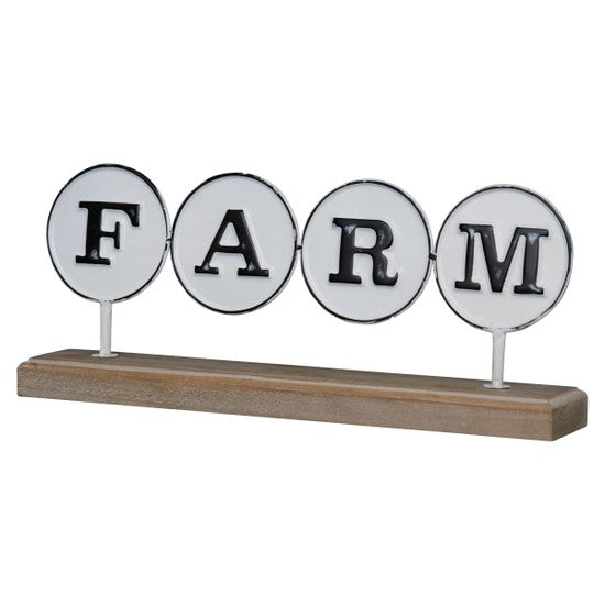 "Farm" Decorative Accent