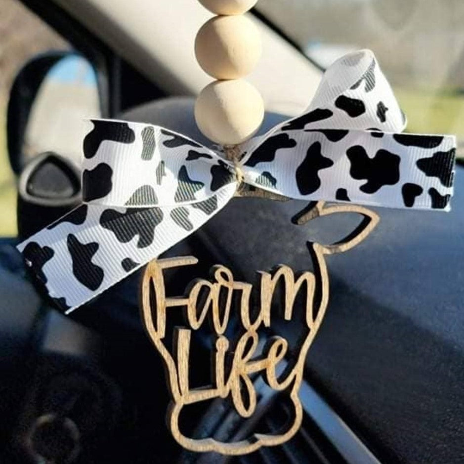 Car Charm Ornament - Farm Life