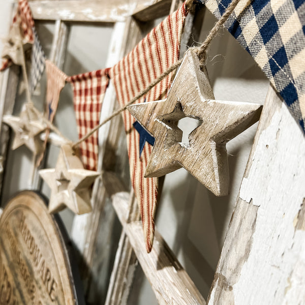 Mango Wood Star Garland