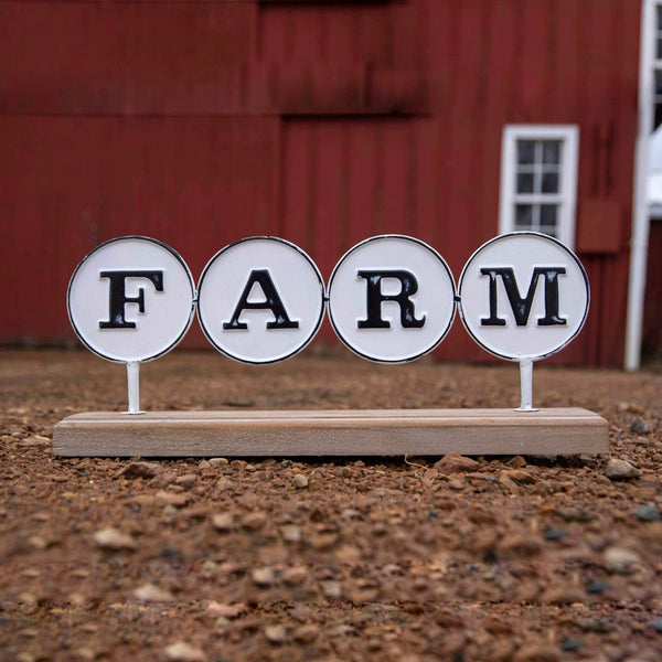 "Farm" Decorative Accent
