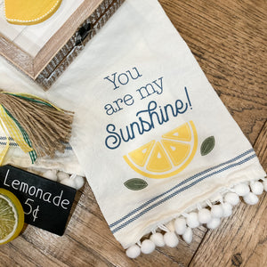 "You are my Sunshine!" Lemon Dishtowel